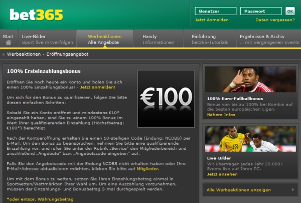 Sportwetten mit Wettbonus